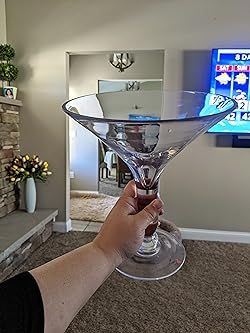 Amazon.com: WGV Martini Glass Vase, Open 9", Height 10.25", Base 5", (Multiple Sizes Choices) Clear Wine Fruit Planter Floral Container, Wedding Centerpieces, Event Home Decor, 1 Piece (VMG0910) : Home & Kitchen Giant Martini Glass Decor, Large Martini Glass Centerpiece, Tall Martini Glass Centerpiece, Martini Glass Centerpiece Birthday, Event Table, Martini Glass, Martini, Wedding Centerpieces, 1 Piece