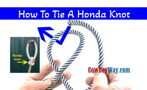 How To Tie a Honda Knot - Page 2 Quick Release Knot, Horse Weight, John Wayne Quotes, Saddles For Sale, Horse Skull, Bronc Riding, Antlers Decor, Cowboy Quotes, Saddle Rack