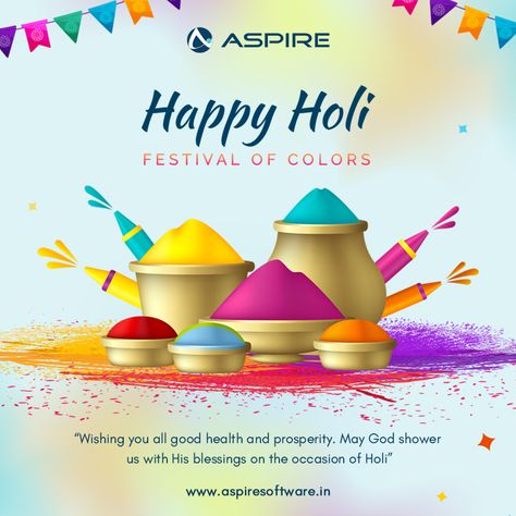 ✨Happy Holi!✨ I wish you a colourful day with all kinds of colour, love, and happiness. I wish that this year Holi brings every moment with happiness🙂. May God bless you and your family. I wish you a very happy Holi. #holi #happyholi #india #holifestival #festival #love #colors #colours #festivalofcolors #indianfestival #holihai #holipowder #holicelebration #holifest #color #holifestivalofcolours #festivalofcolours #happy #fun #holiday #holiparty #aspire #aspiresoftserv #aspiresoftware #holi20 Holi Wishes From Company, Holi Powder, Happy Holi Wishes, Holi Party, Holi Festival Of Colours, Holi Wishes, Holi Celebration, Holi Festival, Color Festival