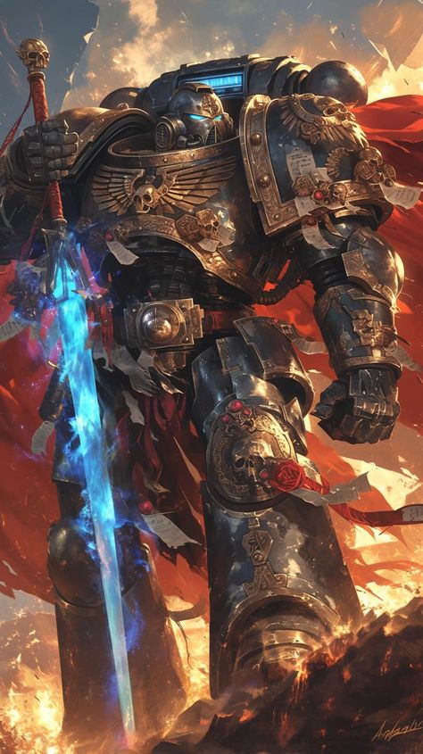 Warhammer Primarch Art, 40k Wallpaper Iphone, Warhammer Phone Wallpaper, Primarchs 40k Art, Ultramarines 40k Art, Space Marine Wallpaper, Warhammer 40000 Wallpaper, Warhammer 40000 Art, Warhammer 40k Wallpaper