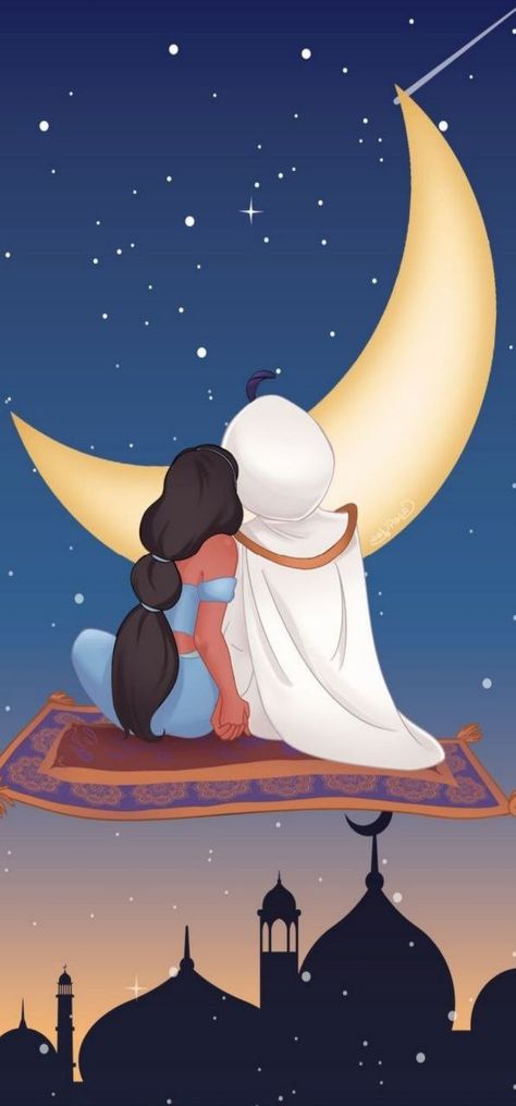 Disney Love Couples Wallpapers, Disney Wallpaper Aladdin, Jasmine Astethic, Disney Love Wallpapers, Princess Mom And Daughter, Disney Couples Wallpaper, Anastacia Disney, Aladdin Art, Aladdin Wallpaper