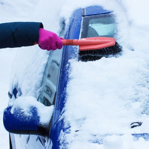 This Is the Safest (and Fastest!) Way to Remove Snow from Your Car Trailer Light Wiring, Road Trip Checklist, Chip Foose, Car Care Tips, Winter Car, The Family Handyman, Safe Cars, Foose, Engine Repair