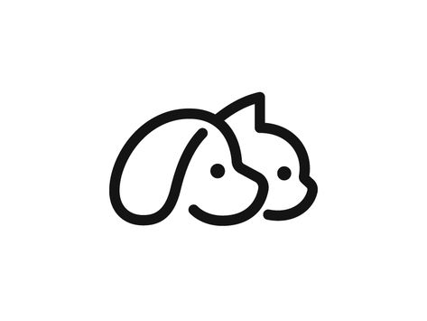 Marca e logo de cachorro #Logotipo #Logomarca #Brasao #Cachorro #Pet Pet Shop Logo, Cat Logo Design, Dog Logo Design, Logo Dog, 심플한 그림, Logo Animal, Logo Minimalista, Dog Icon, 강아지 그림