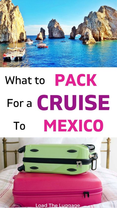 What To Pack For Mexican Riviera Cruise, Packing List For Cruise To Mexico, What To Wear On A Cruise To Cozumel, Carnival Cruise Packing List Cozumel Mexico, Baja Mexico Cruise, What To Take On A Cruise To Mexico, Royal Caribbean Packing List, Mexican Riviera Cruise Packing List, Carnival Cruise Ensenada Baja California