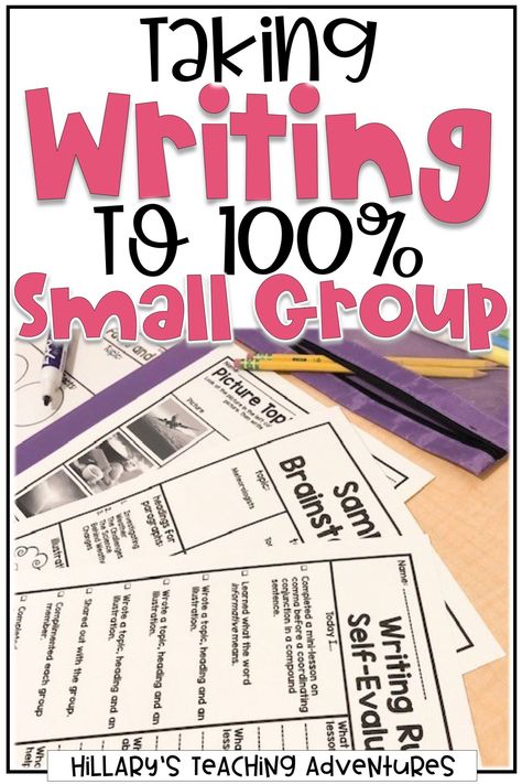 Check out these great tips and ideas for small group writing instruction and activities, including standards-based guided writing! #teachingwriting #writinginstruction