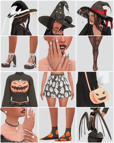 Maxis Match Halloween Cc, The Sims 4 Cc Halloween Accessories, Sims Fall Outfits, Sims 4 Maxis Match Halloween Cc, Sims 4 Witches Cc, Sims 4 Cc Furniture Halloween, Fall Outfits Sims 4 Cc, Autumn Sims 4 Cc Clothes, Sims 4 Cc Spellcaster Clothes