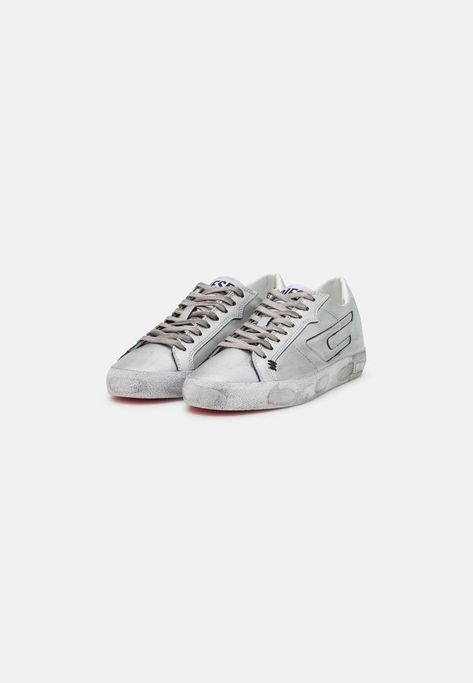 Diesel LEROJI LOW Silver Shoes, Low Sneakers, Baskets, Sneakers, Silver