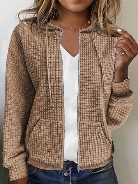 justfashionnow | justfashionnow Cardigan Casual, Estilo Chic, Casual Cardigans, Hooded Cardigan, Cardigan Fashion, Look Plus, Odessa, Outfit Casual, Sleeves Pattern