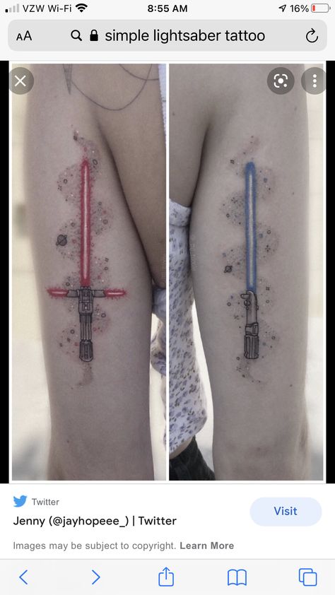 Starwars Lightsaber Tattoos, Rey Lightsaber Tattoo, Lightsabers Tattoo, Anakin Skywalker Lightsaber Tattoo, Lightsaber Flower Tattoo, Leia Lightsaber Tattoo, Luke Skywalker Lightsaber Tattoo, Star Wars Lightsaber Tattoo, Slay Tattoo