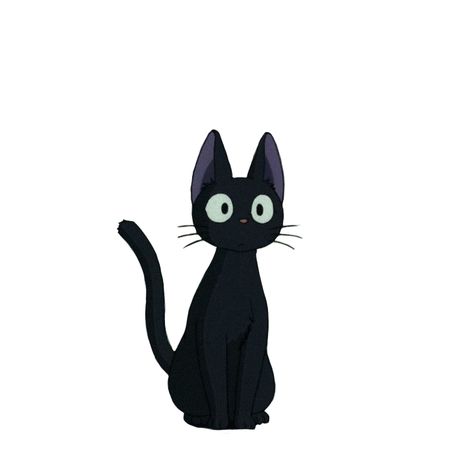 Studio Ghibli Carrd Png, Studio Ghibli Png Icon, Jiji Kiki's Delivery Service Icon, Homescreen Ideas Ios 16, Homescreen Y2k, Jiji Tattoo, Ghibli Png, Studio Ghibli Icon, Kiki's Delivery Service Cat