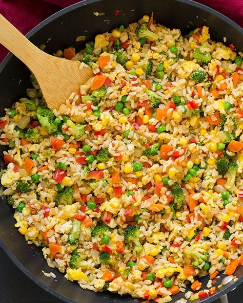 Resistant Starch Foods, Starch Solution Diet, Ginger Broccoli, Starch Recipes, Starch Solution Recipes, Vegetable Fried Rice Recipe, Vegetarian Fried Rice, Starch Foods, Resistant Starch