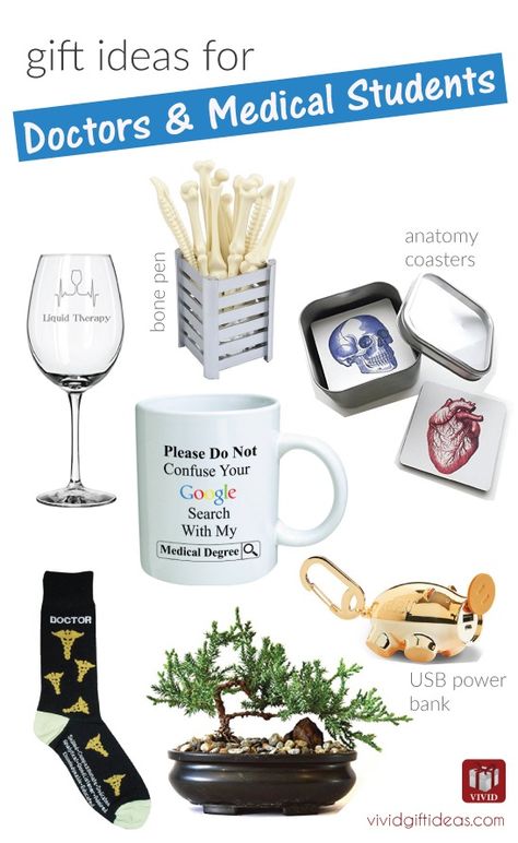 Appreciation gifts for doctors | Gifts for medical school graduation | National Doctors Day Gift Ideas For Doctors, Doctor Appreciation Gifts, Gifts For Doctors, Medical School Gift, Medical School Graduation, National Doctors Day, Appreciation Ideas, Medical Student Gift, Doctors Day