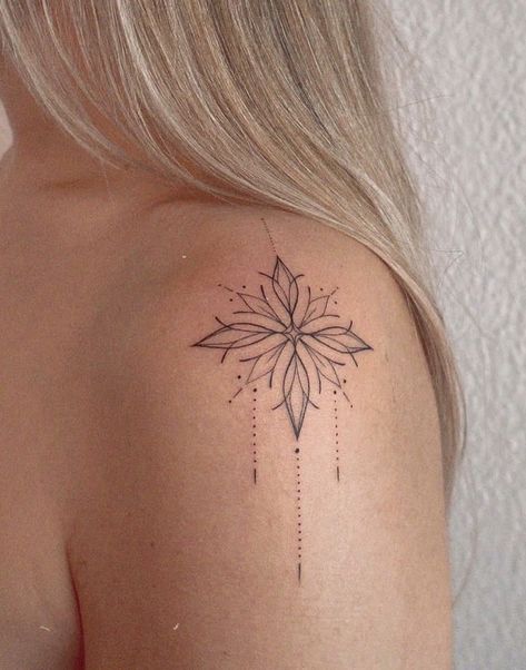 Feminine Music Tattoos, Shoulders Tattoo Women, Chest Tats Women, Top Of Shoulder Tattoos For Women Unique, Lotus Chest Tattoo For Women, Simple Shoulder Tattoos For Women, Inside Forearm Tattoo, Fineline Tattoo Ideas, Rad Tattoos