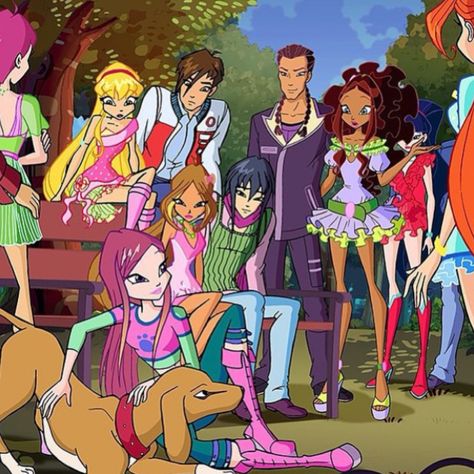 Winx and specialists w/Roxy and Artu Winx X Specialists, Specialists Winx Club, Winx Specialists, Winx Club Specialists, Winks Club, Paw Patrol Cartoon, Las Winx, 2000s Cartoons, Klub Winx