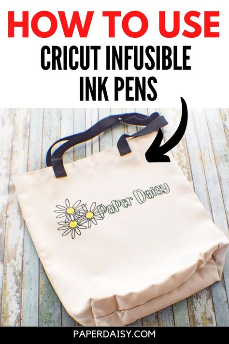 Cricut Infusible Ink Pens Projects, Cricut Infusible Ink Pens, Infusible Ink Pens, Pen Projects, Pens And Markers, Cricut Help, How To Use Cricut, Sublimation Ideas Projects Inspiration, Paper Daisy