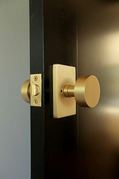 More than 20 Door Pulls for your next Projects.  v Brushed Gold Door Hardware, Brushed Brass Door Knobs, Emtek Door Knobs, Brushed Gold Door Handles, Door Knobs Brass, Colored Door, Emtek Door Hardware, Interior Door Hardware, Front Door Hardware