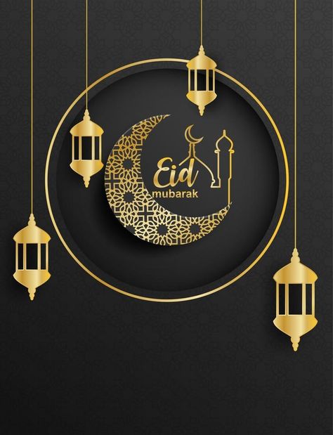 Ramadan Mubarak Background, Wallpaper Eid Mubarak, Eid Mubarak Logo, Eid Mubarak Wallpaper, Design Black Gold, Eid Background, Eid Mubarak Background, Ramadan Wishes, Eid Mubarak Greeting Cards