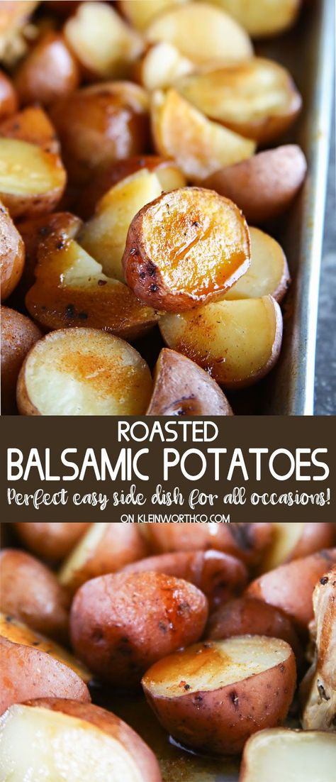 Balsamic Potatoes, Home Decor Photography, Hot Potato, Easy Dinner Recipe, Cooking Game, Decor Photography, Potato Side Dishes, Best Side Dishes, Creative Lifestyle