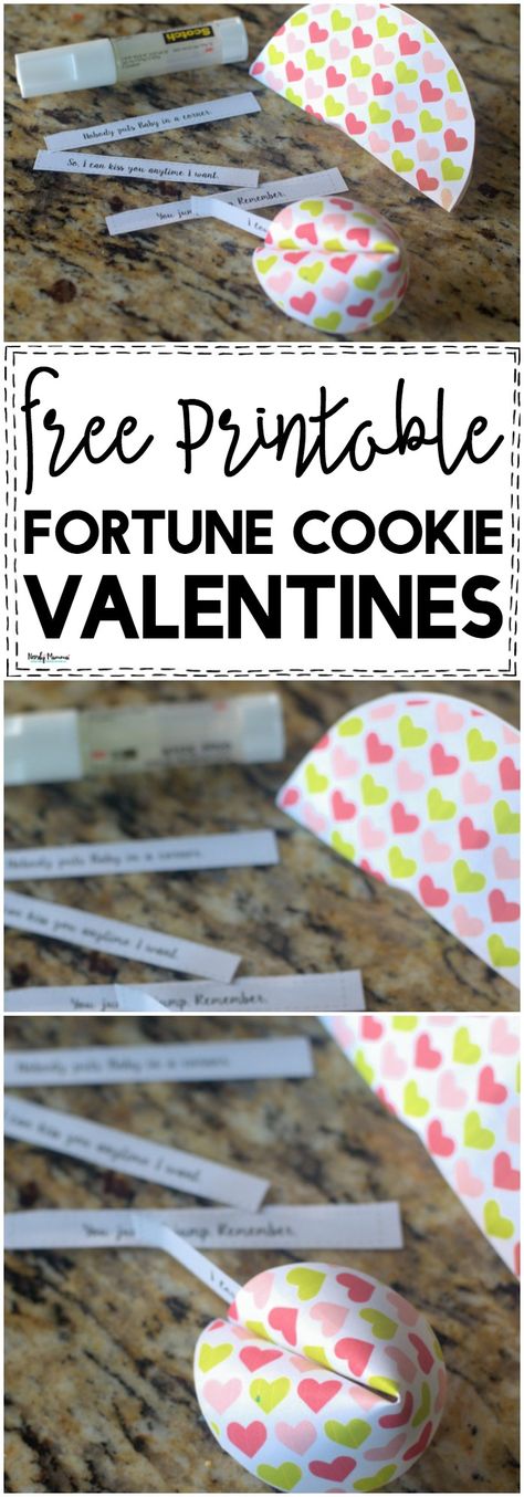 OMG! These free printable valentines look like fortune cookies and they’re TOTES ADORBS! Plus they include movie trivia. Nerdy Valentine HEAVEN! Cookie Valentines, Valentine's Printables, Fortune Cookie Quotes, Free Printable Valentines, Nerdy Valentines, Movie Trivia, Book Displays, Camping Parties, Fortune Cookies