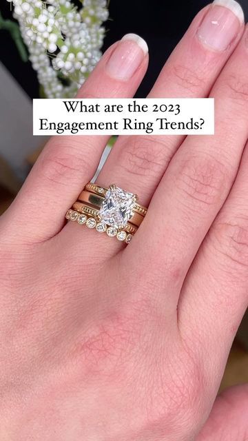 Laura Preshong ~ Wedding Rings on Instagram: "A modern twist on the classics. We love statement stacks 🤩and yellow gold! Do you? 👉❤️💍" Laura Preshong, Trending Engagement Rings, Ring Trends, Our Love, Instagram A, Engagement Ring, Wedding Rings, Twist, Yellow Gold