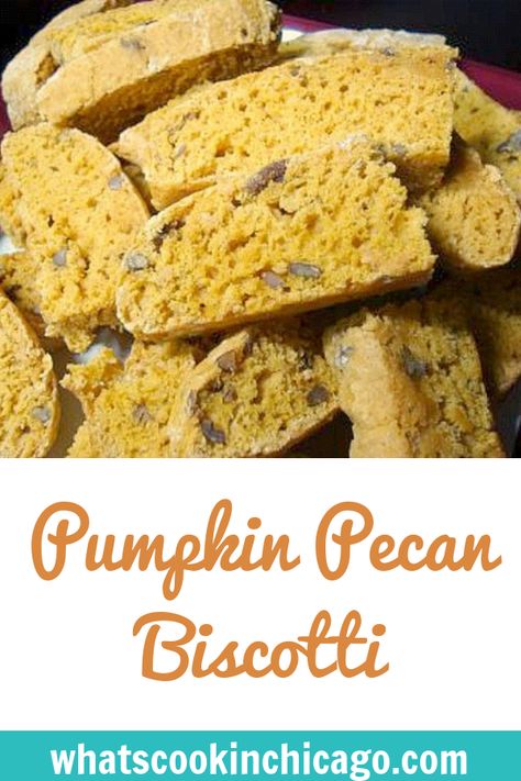 Pumpkin Pecan Biscotti #cookie #holiday #recipes Pumpkin Pecan Biscotti, Pecan Biscotti Recipe, Raspberry Thumbprints, Black Raspberry Jam, Pecan Biscotti, Cookie Holiday, Jams And Jellies, Tater Tot Casserole Recipes, Biscotti Recipe