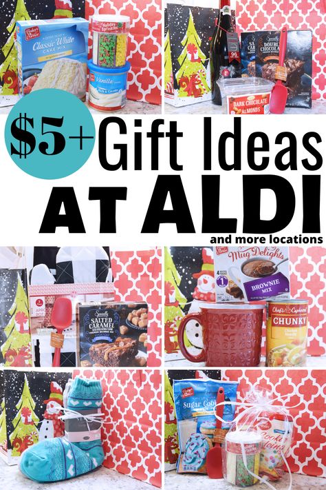 A huge list of great gift ideas you can purchase at ALDI starting at $5 and going up. Many of these will translate to other stores if you don't have ALDI. Perfect for teachers, mail carriers, UPS delivery drivers and more! (Not working with them...they don't know this was written) Mail Carrier Gift, $5 Gift Ideas, Ups Delivery, Gifts For Hubby, Giveaway Gifts, Basket Uses, Are You Serious, 5 Gifts, Great Gift Ideas