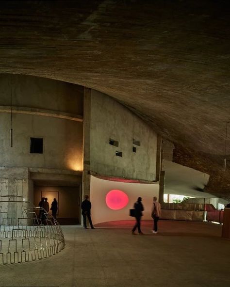 Domus on Instagram: "A new cultural hub on the shores of a lake in Mexico City/ In the forest of Chapultepec, the Lago/Ago multipurpose center designed by Naso Studio opens, revitalizing a 1960s structure and combining food and art. More on domusweb.it . . . Naso, Lago/Algo, Mexico City, Mexico, 2022. Photo Fernando Marroquin and Danilo Guardado @fernandomarroquint @nasomx #mexicocity #culturalcenter #brutalism" Mexico City Design, City In The Forest, 2025 Moodboard, James Turrell, Material Board, Mexico City Mexico, 2025 Vision, Cultural Center, Launch Party