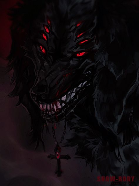 Black Wolf, Red, Black