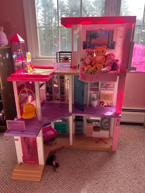 We love our Barbie dreamhouse. It gets so mich use and play! Amazon.com Toy Furniture, Barbie Dreamhouse, Play Areas, Barbie Dream, Barbie Dream House, Play Area, Plush Blanket, Play Time, Furniture Accessories