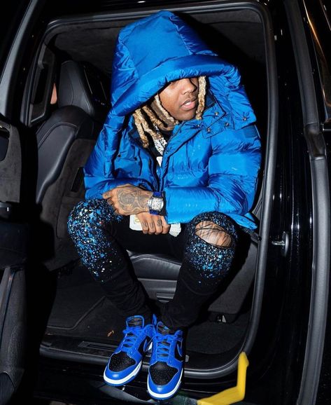 Jeans And Jordans, Richard Mille Watches, Black Baby Boys, Drippy Outfit, Rapper Outfits, Blue Jordans, Best Rapper Alive, Dope Outfits For Guys, Lil Durk