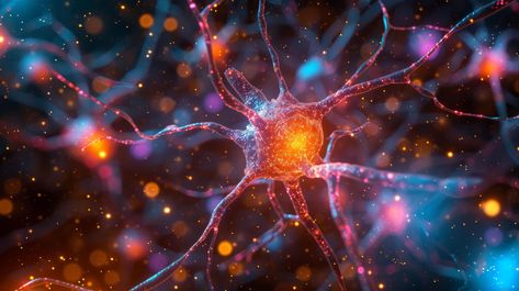 AI generated A microscopic view of vibrant, intertwining neurons in a mesmerizing neural network. Neural Connections, Neural Network, Youtube Banners, Logo Banners, Presentation Slides, Nature Backgrounds, Heart With Arrow, Marketing Design, Custom Illustration