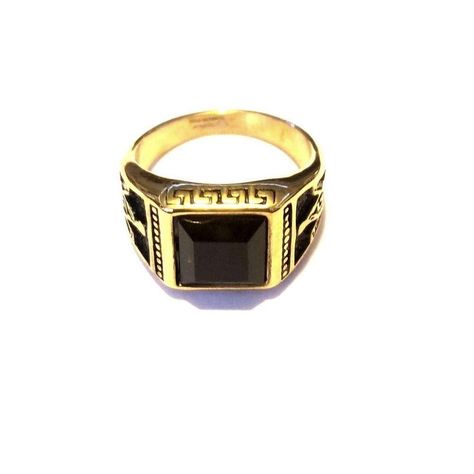 New stainless steel onyx stone ring size 9

Faceted Square Onyx Stone Surrounded by Rope Gold PVD Stainless Steel Ring
20mm width Stainless Steel Ring, Onyx Stone, Stainless Steel Rings, Steel Ring, Women Accessories Jewelry, Stone Ring, Stone Rings, Women's Jewelry, Women's Accessories