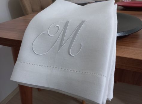 Embroidered Wedding Napkins, Linen Napkins Wedding, Floral Napkin Rings, Napkin Wedding, Monogrammed Wedding Napkins, Yellow Napkins, Handmade Napkins, Linen Wedding, Monogrammed Linens