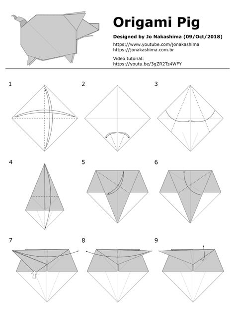 Origami Pig, Origami Christmas Tree, Paper Folder, Cute Origami, Culture Day, Christmas Origami, Year Of The Pig, Japan Culture, Origami Crane