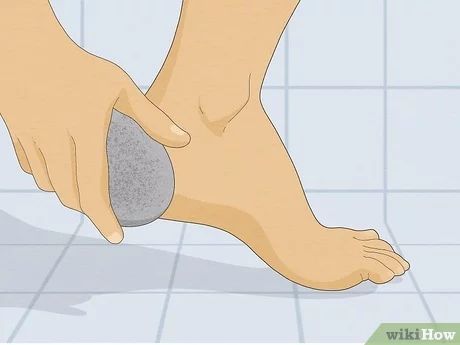 How to Get Soft Feet: 10 Steps (with Pictures) - wikiHow Life Excess Skin, Foot Scrub, Cuticle Remover, Wild Orange, Foot Cream, Cuticle Oil, Foot Care, Easy Steps, Toe Nails