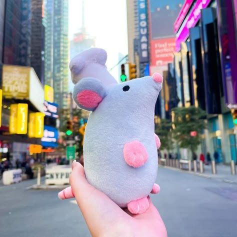 Cute Rat Plushie, Rat Plushie Pattern, Rat Plush Sewing Pattern, Rat Plush Pattern, Funny Plushies, Rat Plush, Remy The Rat, Baby Rats, Mouse Plush