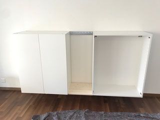 IKEA-Hack: Sideboard für das Esszimmer - Inneneinrichtung I Raumkonzepte Ikea Sideboard Hack, Hallway Drawers, Sideboard Diy, Ikea Sideboard, Modern Home Bar, Diy Ikea, Gallery Design, Ikea Diy, Hacks Diy