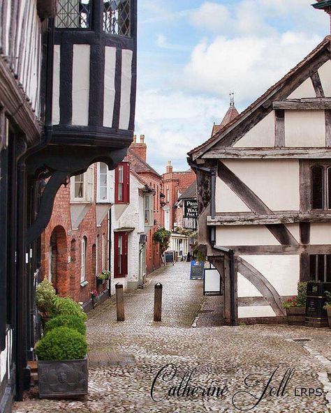 Church Lane | Ledbury, Herefordshire  by Catherine Joll LRPS British Villages, English Cities, Herefordshire England, Uk Places, British Architecture, English Village, Uk Holidays, English Heritage, Hereford