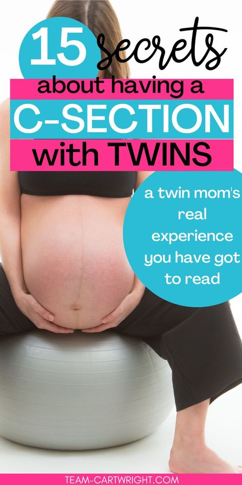 Text: 15 secrets about having a C-Section with Twins a twin mom's real experience you have got to read
Picture: pregnant woman sitting on a yoga ball Twin Baby Wearing, Preparing For Twins, Twin Preparation, Cesarian Section, Postpartum Products, Twins Birth Announcement, Twin Delivery, Twin Pregnancy Belly, Twins Schedule