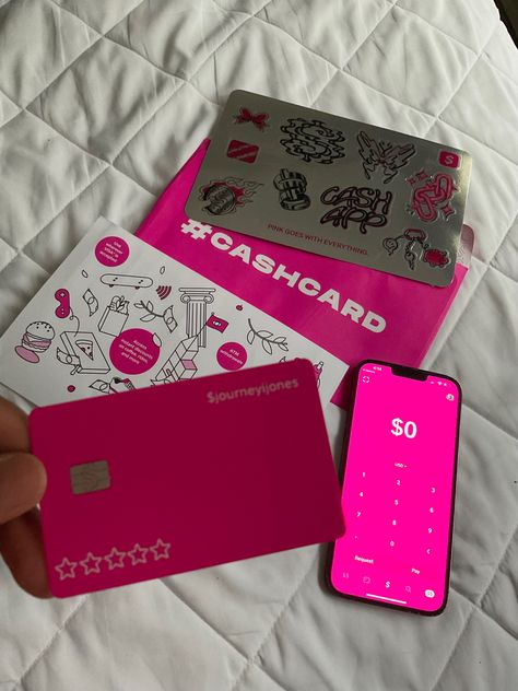 Cash All Card Ideas, Pink Cards Ideas, Cash App Aesthetic, Pink Cashapp Card Design, Pink Girly Things To Buy, Cash Card Ideas, Pink Card Ideas, Cashapp Card Design Ideas Baddie, Pink Cash App Card Design Ideas