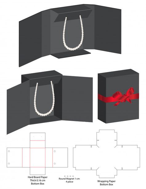 Box packaging die cut template design Packaging Necklace Ideas, Diy Necklace Gift Box Ideas, Necklace Packaging Ideas Diy, Diy Earring Gift Box Packaging Ideas, Earring Packaging Ideas Boxes, Handmade Jewelry Packaging Ideas, Diy Necklace Packaging, Earring Box Template, Diy Earrings Box