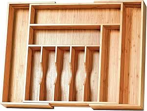 Bamboo Silverware, Wood Caddy, Kitchen Drawer Organizer, Wood Cutlery, Utensil Drawer Organization, Bamboo Flatware, Utensil Tray, Flatware Holder, Silverware Organization