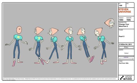 Steven Universe - PEARL - New Forms Character Designer Aleth Romanillos & Colorsist Efrain Farias Cristals Gems, Comic Making, Universe Drawing, Steven Universe Tumblr, Own Character, Steven Universe Drawing, Pearl Steven, Draw Hair, Steven Universe Characters