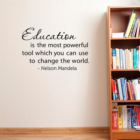 Quote Education, Quotes Learning, Education Is The Most Powerful, Quotes Teacher, Tool Wall, Mandela Quotes, Educational Quotes, Nelson Mandela Quotes, Fina Ord