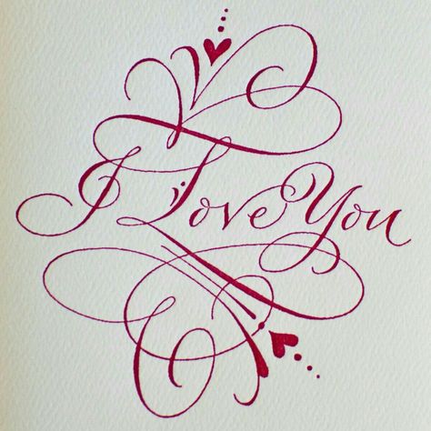 I Love You Calligraphy, Alfabet Font, I Love You Drawings, Calligraphy Drawing, Drawing Hands, Drawing Eyes, Tattoo Lettering Fonts, Hand Lettering Alphabet, Calligraphy Handwriting