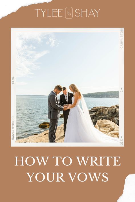 Wedding Vows, How to Write Wedding Vows Write Your Own Vows, Vows Template Writing Your Own, Help The Bride Write Her Vows, Writing My Own Vows, Sample Wedding Vows, Written Vows Framed, Personal Wedding Vows, Vow Examples, Wedding Vows Examples