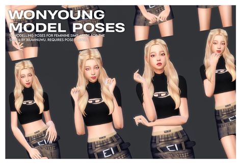 Wonyoung Model, Sims 4 Cc Poses, Sims 4 Cc Patreon, Sims Packs, The Sims 4 Packs, Sims 4 Dresses, Sims Four, Sims 4 Cc Packs, Sims 4 Cas