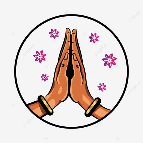 Namaste Logo, Woman Worship, Namaste Symbol, Namaste Hands, India Logo, Namaste Art, Welcome Logo, Greeting Sign, Hand Clipart