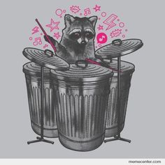 Raccoon Art, Cute Raccoon, Raccoon Funny, Trash Panda, Boom Boom, Racoon, Oui Oui, Kraken, Here Comes