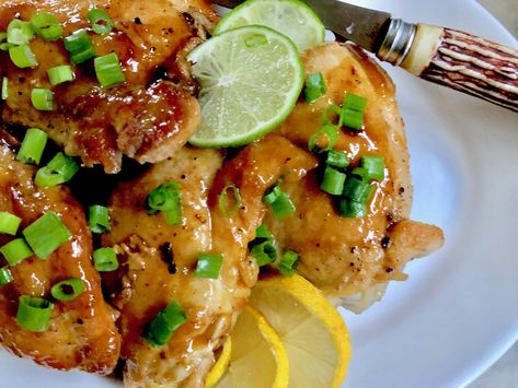 Citrus Honey Chicken | The Thankful Heart Honey Citrus Chicken, Citrus Chicken, Thankful Heart, Honey Chicken, Chicken Wings, Chicken Recipes, Honey, Coconut, Blog Posts